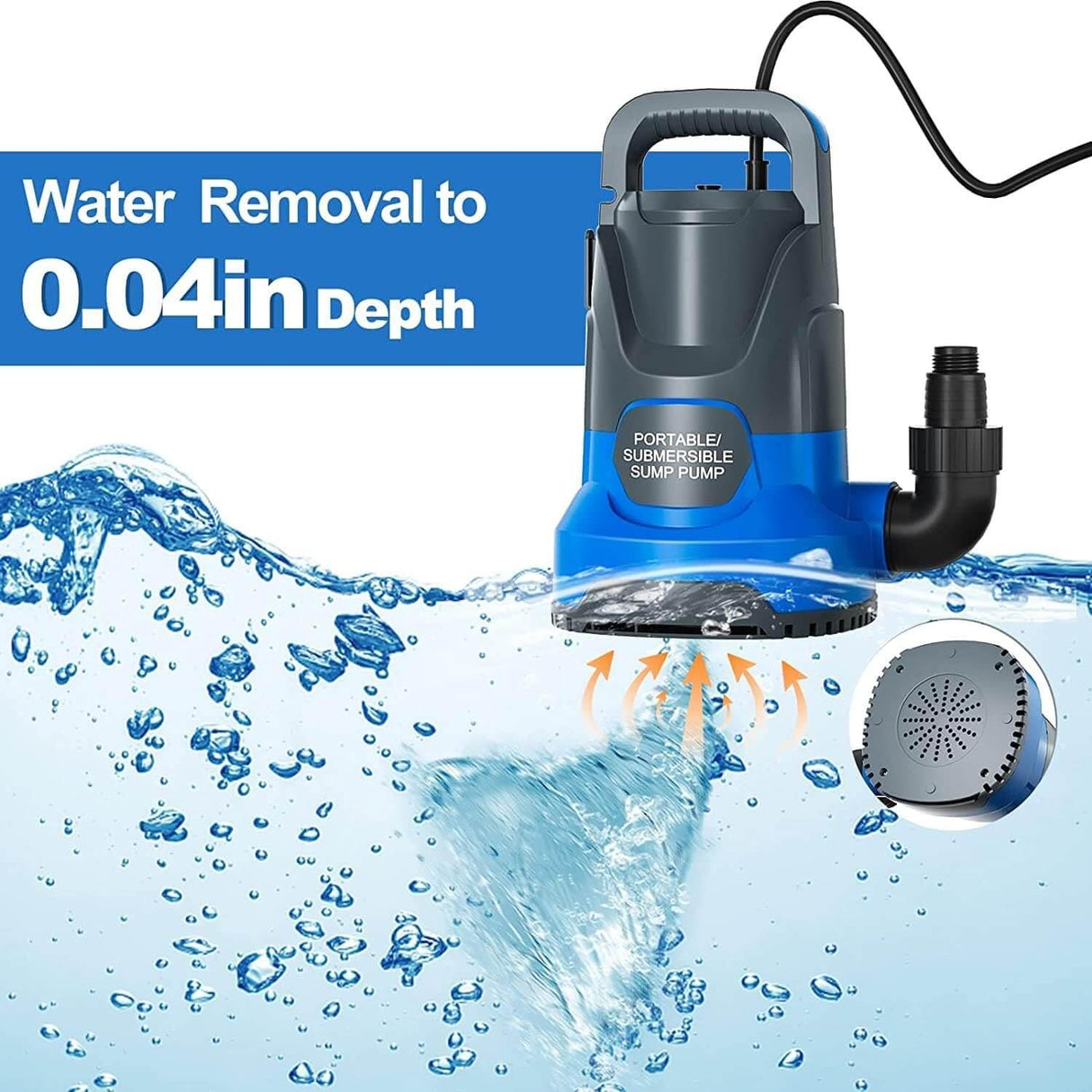 Pompa Sommersa per Acqua – Pompa per Svuotamento Piscina - TremBux